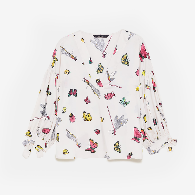 Picture of Insect Print Blouse