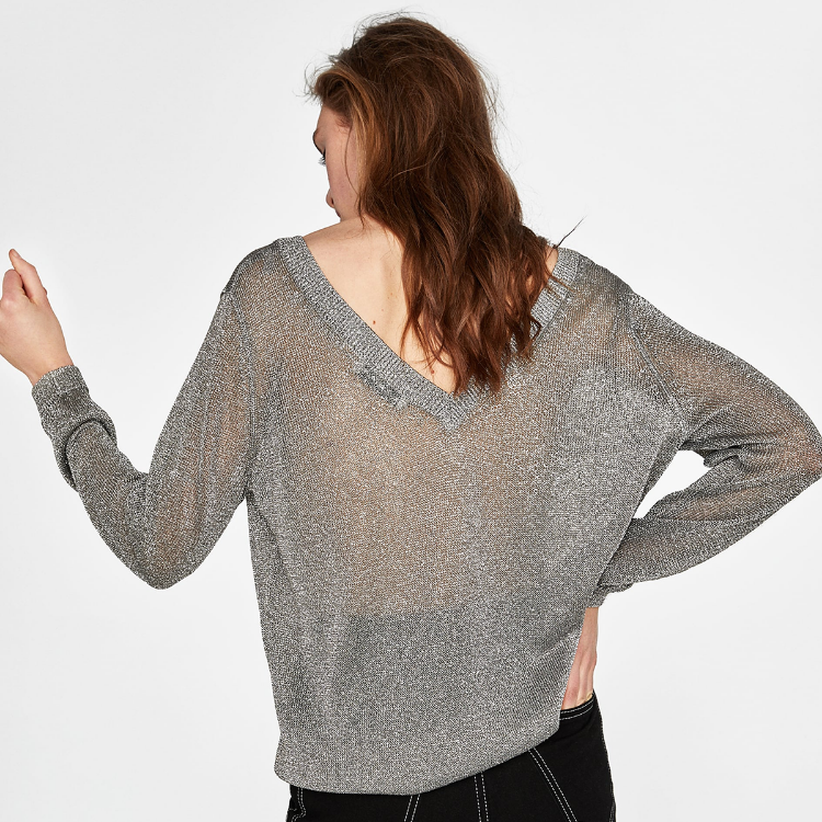 Picture of Shimmery Thread Sweater